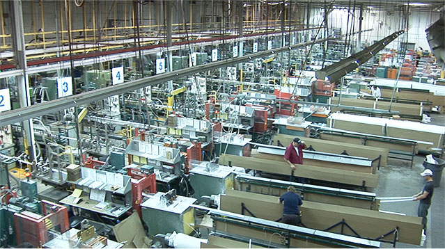 PVC extrusion factory